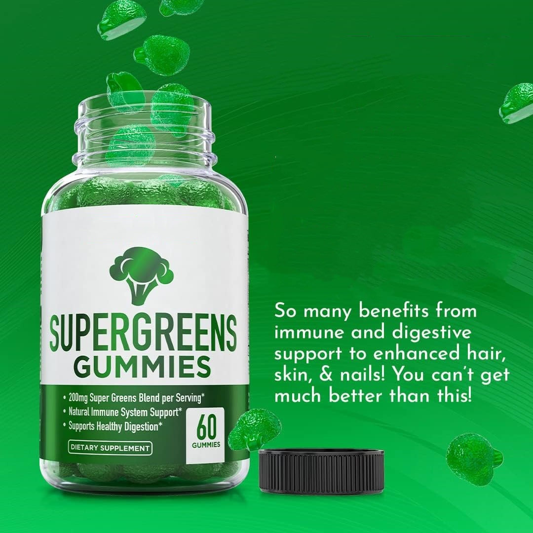 Nexora Greens & Vegetable Wellness Gummies