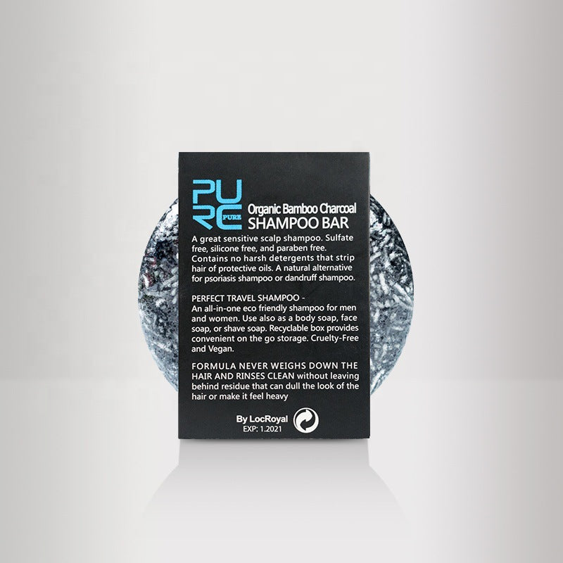 Nexora Bamboo Charcoal Cleansing Shampoo Bar