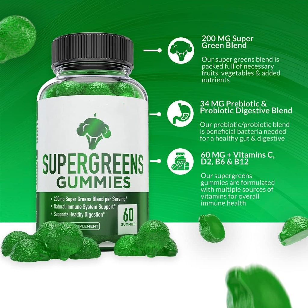 Nexora Greens & Vegetable Wellness Gummies