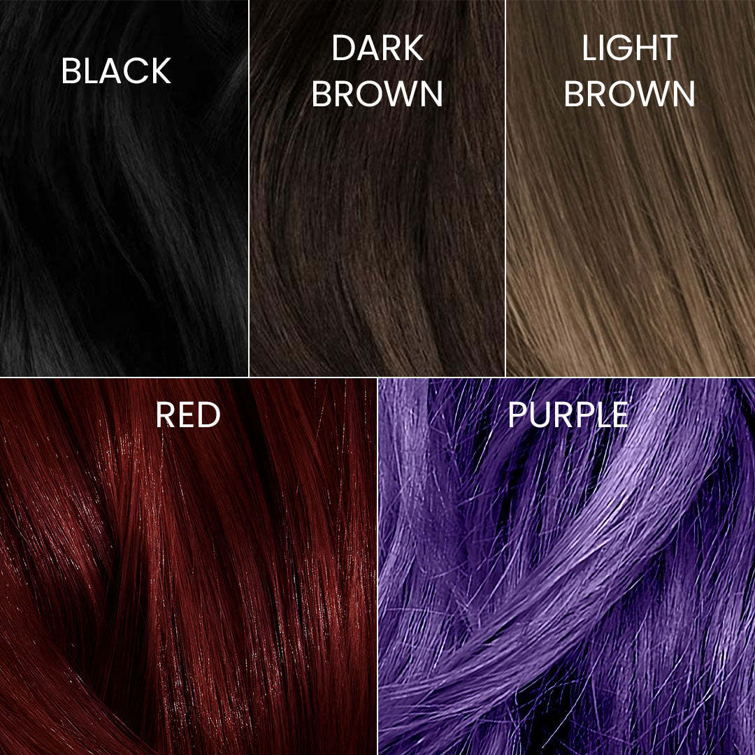 Nexora Natural Hair Color Shampoo — 3-in-1 Black